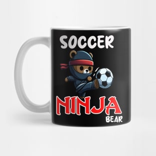 Soccer Ninja Bear Mug